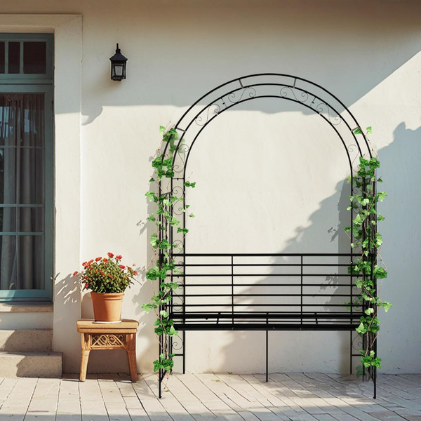 7-foot Garden Arch with Seating product image