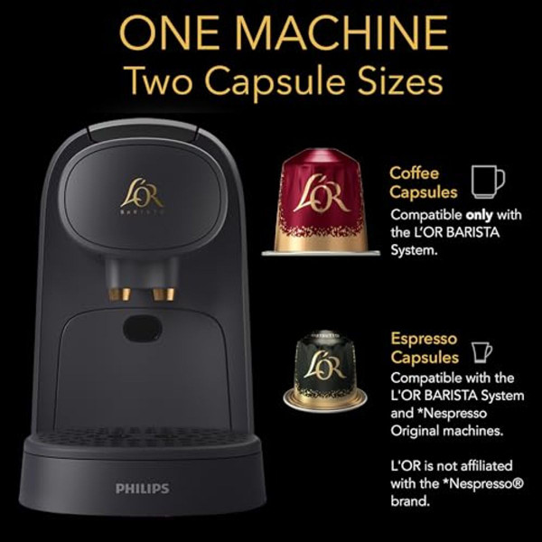L'OR Barista System Coffee and Espresso Machine Combo product image