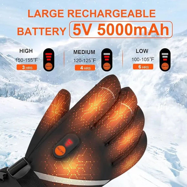 Waterproof Heated Gloves product image Waterproof Heated Gloves product image