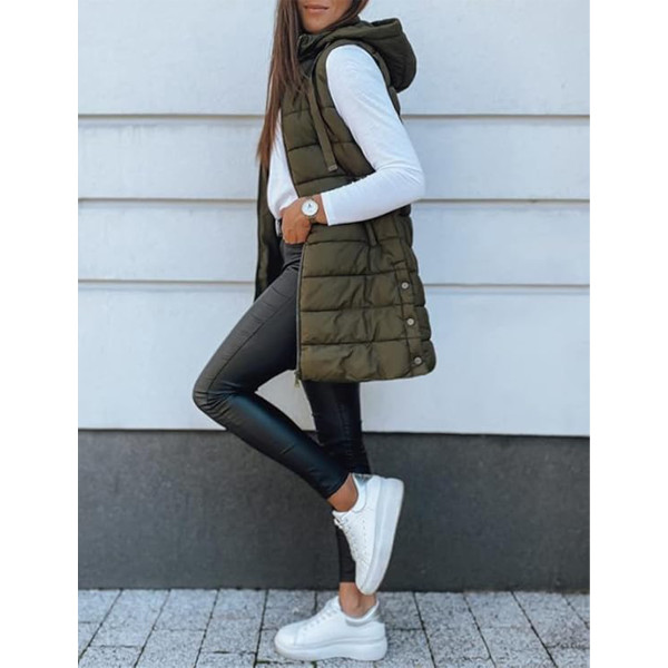 Women's Long Winter Puffer Vest product image Women's Long Winter Puffer Vest product image