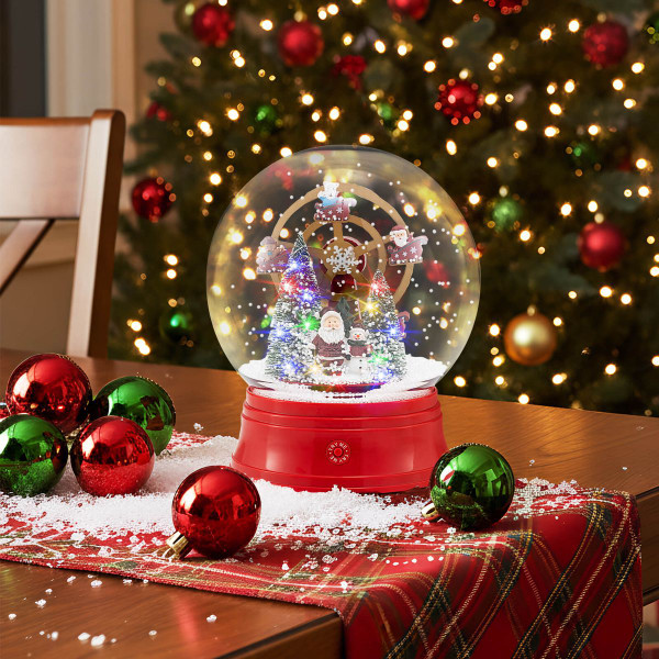 5-foot Lighted Musical Snow Globe Street Lamp product image 5-foot Lighted Musical Snow Globe Street Lamp product image