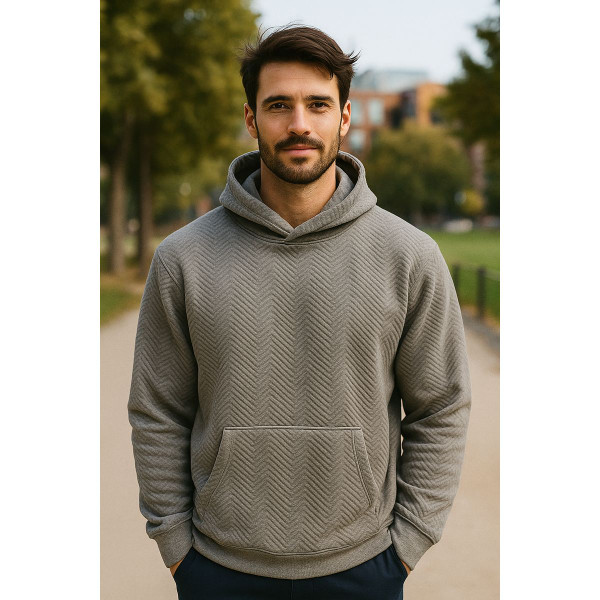 Men's Hoodie Herringbone Pullover Sweatshirt product image Men's Hoodie Herringbone Pullover Sweatshirt product image