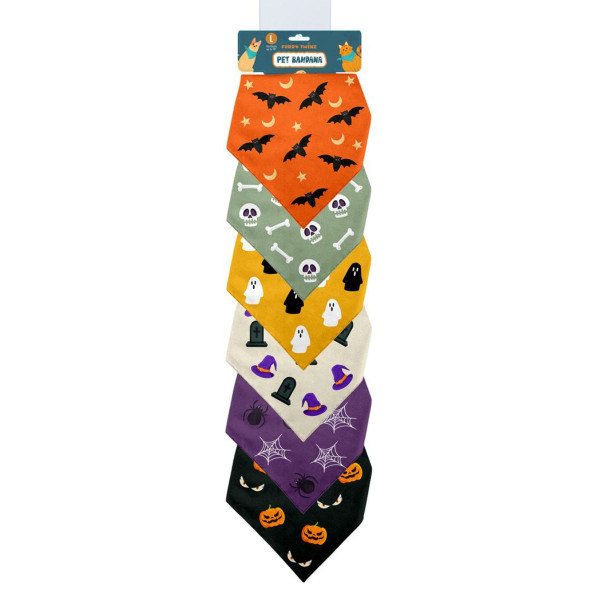 Adjustable Halloween Pet Bandana For Dogs And Cats product image Adjustable Halloween Pet Bandana For Dogs And Cats product image