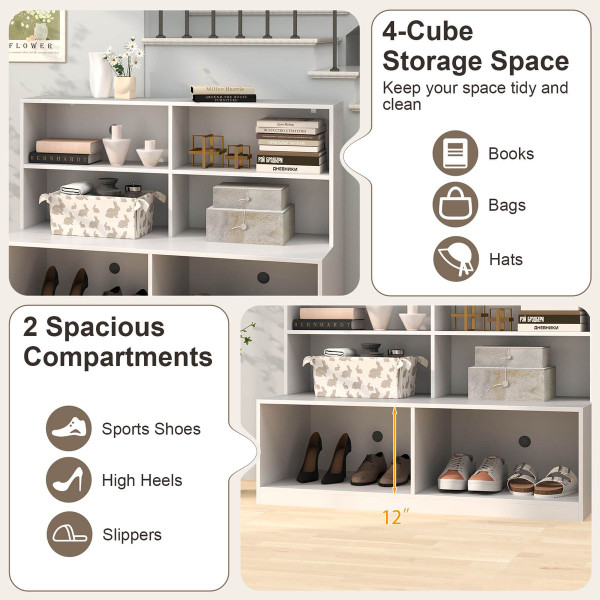 2-in-1 Storage Entryway Shoe Cabinet Bench product image 2-in-1 Storage Entryway Shoe Cabinet Bench product image