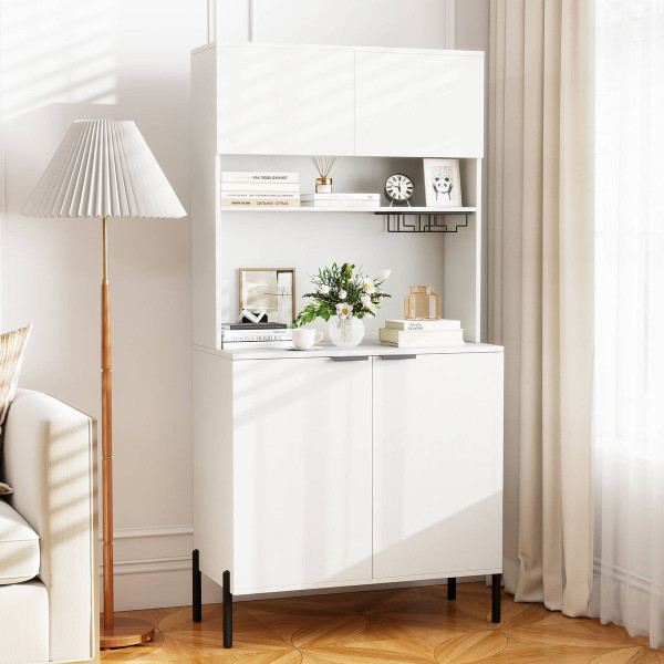 64.5” Kitchen Pantry Cabinet with Charging Station product image 64.5” Kitchen Pantry Cabinet with Charging Station product image