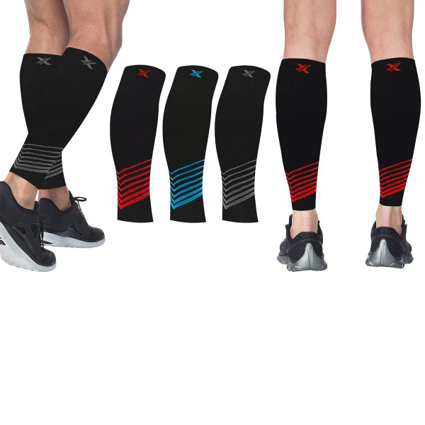 Calf and Shin Compression Support Sleeves (3 Pairs) product image