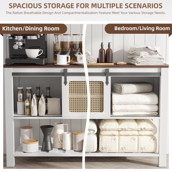 46'' Buffet and Coffee Bar Storage Cabinet product image