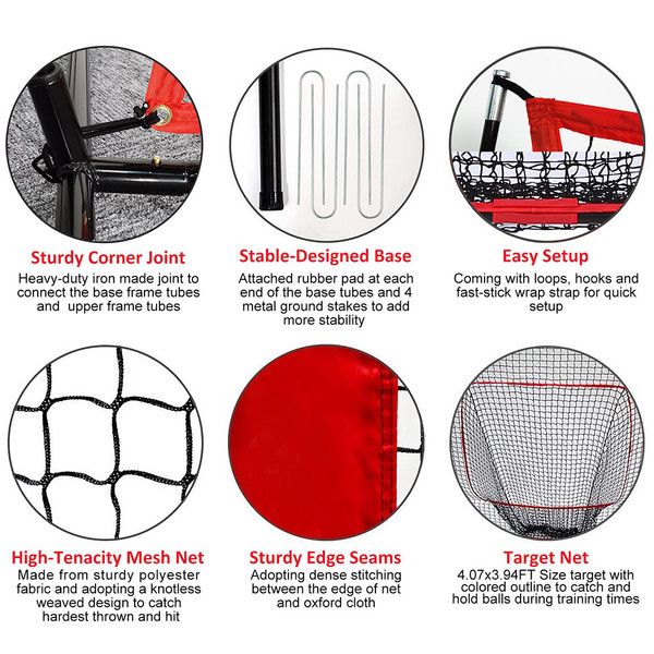 7' x 7' Baseball & Softball Practice Net product image