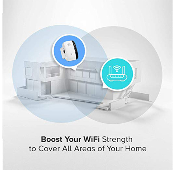 Super Boost Wi-Fi Range Extender & Signal Repeater product image
