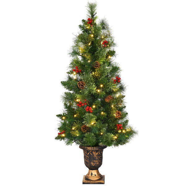 Pre-Lit LED Christmas Tree with Urn product image