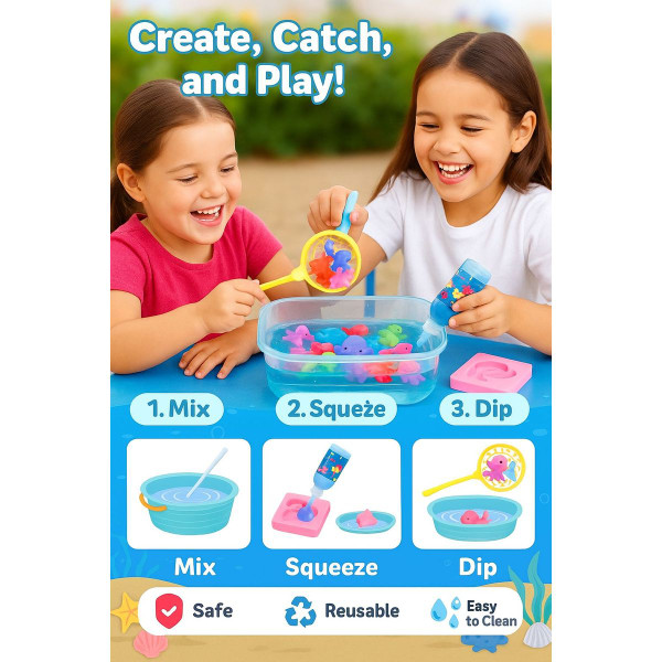 Ocean Creature Silicone Fun Kit product image