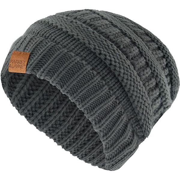 Market & Layne Thick Chunky Knit Beanies (3-Pack) product image