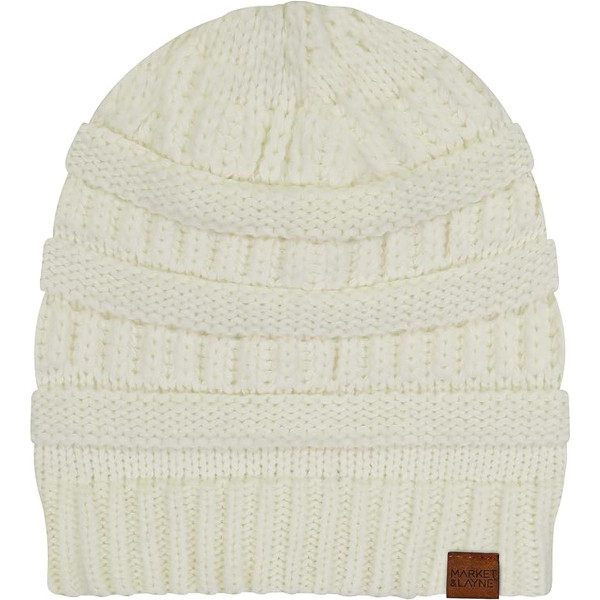 Market & Layne Thick Chunky Knit Beanies (3-Pack) product image