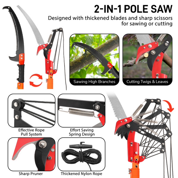 24-foot Manual Pole Saw Set product image