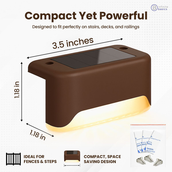Solar LED Deck & Step Lights (8-Pack) product image