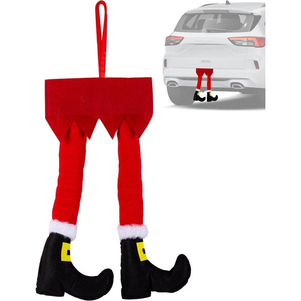 Hanging Santa Legs Christmas Decoration product image