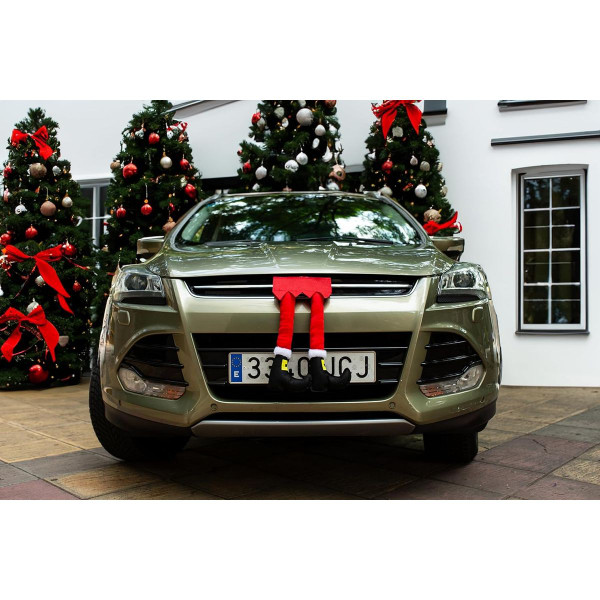 Hanging Santa Legs Christmas Decoration product image