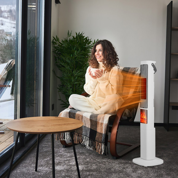 1500W 3D Flame Oscillating Space heater product image