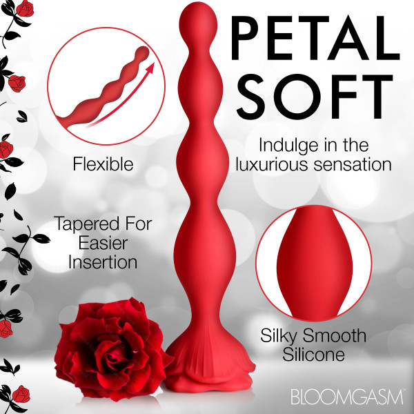 Bloomgasm Premium Silicone Beaded Rose Vibrator product image