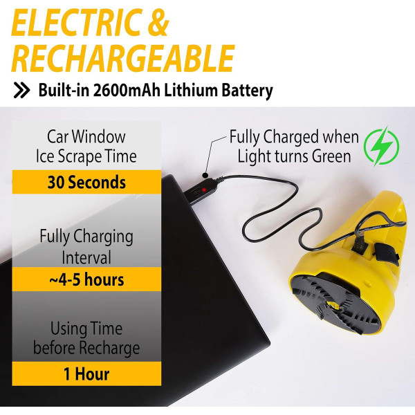 Zone Tech Electric Snow and Ice Scraper product image