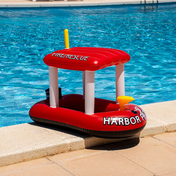 Toddler Firerescue Inflatable Boat With Toy Squirter product image