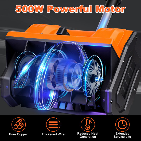 PowerTronx Cordless Powered Snow Shovel product image