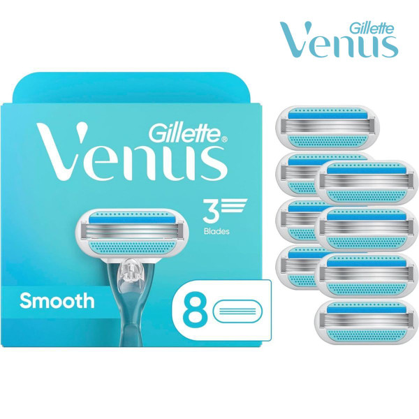 Gillette Venus Smooth Women's Razor Blade Refills (8 Count) product image