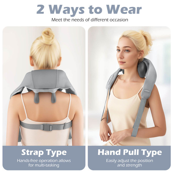 Neck and Shoulder Massager with 2 Heating Levels product image