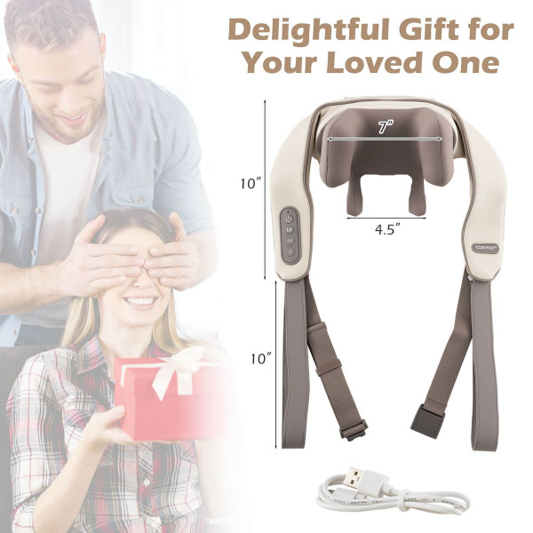 Neck and Shoulder Massager with 2 Heating Levels product image