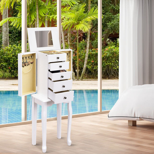 Standing Jewelry Organizer Armoire  product image