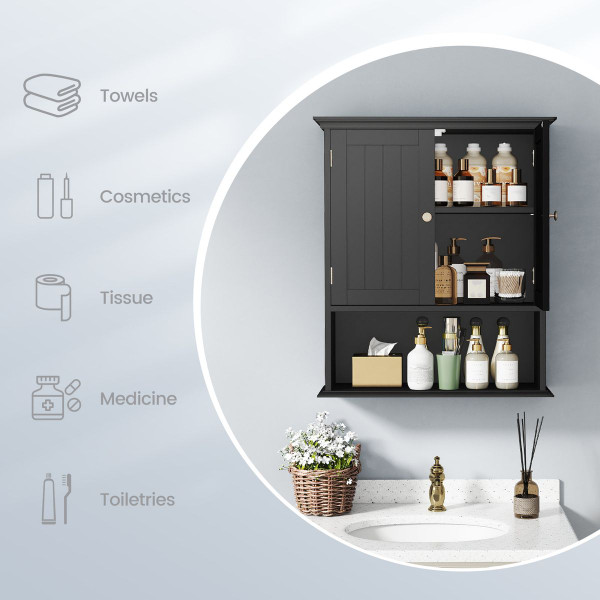 Wall-Mount Bathroom Cabinet Organizer  product image
