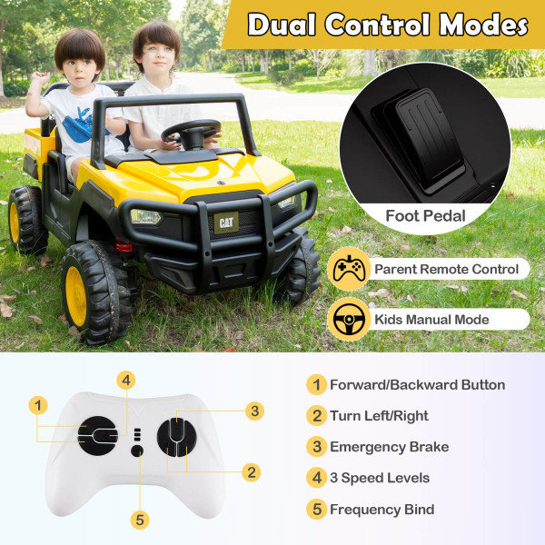 24V Ride On Dump Truck with Smooth Start System and Remote Control product image