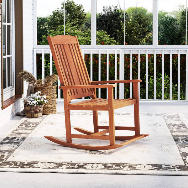Outdoor Rocking Chair with High Backrest product image
