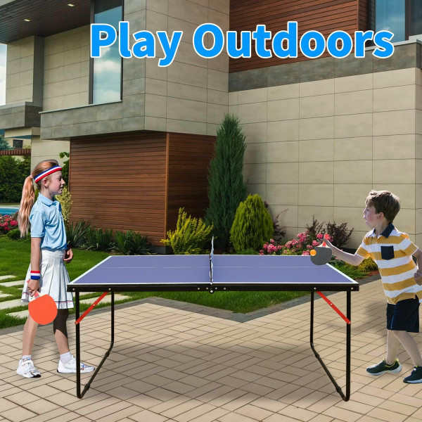 4.5-foot Foldable Ping Pong Table with Net product image