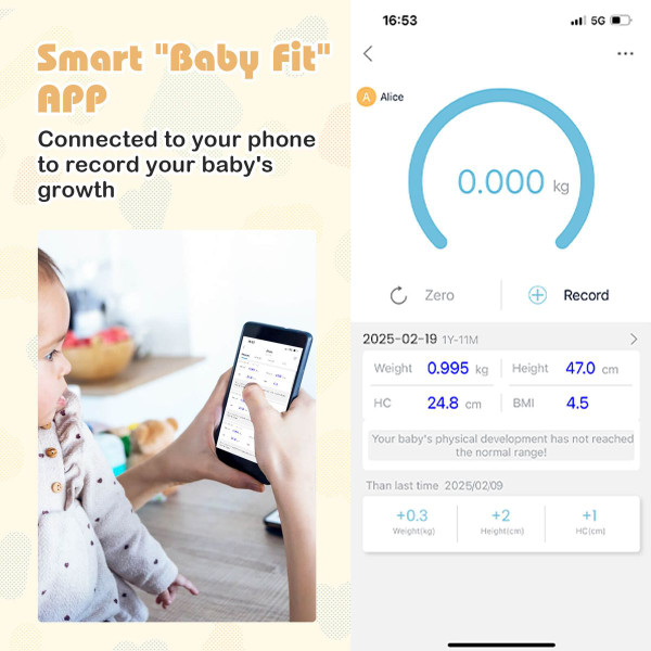 Smart Baby Scale with Detachable Tray product image