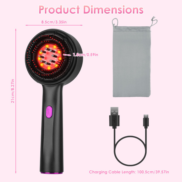 Red Light Scalp Massager Brush product image