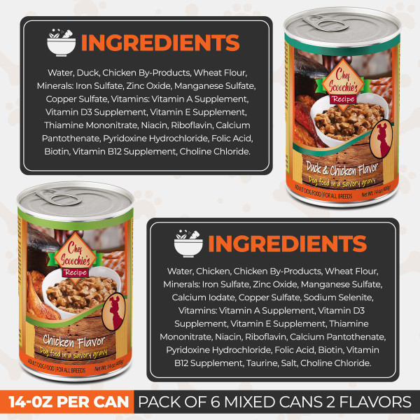Chef Scoochie's Dog and Cat Wet Food (6- or 12-Pack) product image