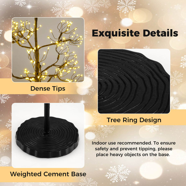 Lighted Alpine Artificial Tree (5-, 6- or 7-foot) product image