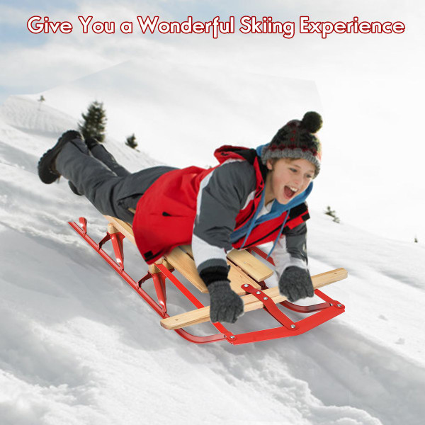 Classic Kids' 54" Wooden Snow Sled  product image