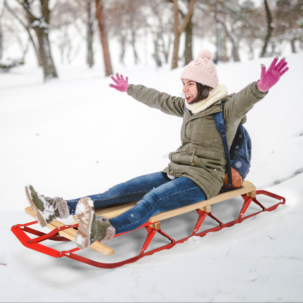 Classic Kids' 54" Wooden Snow Sled  product image