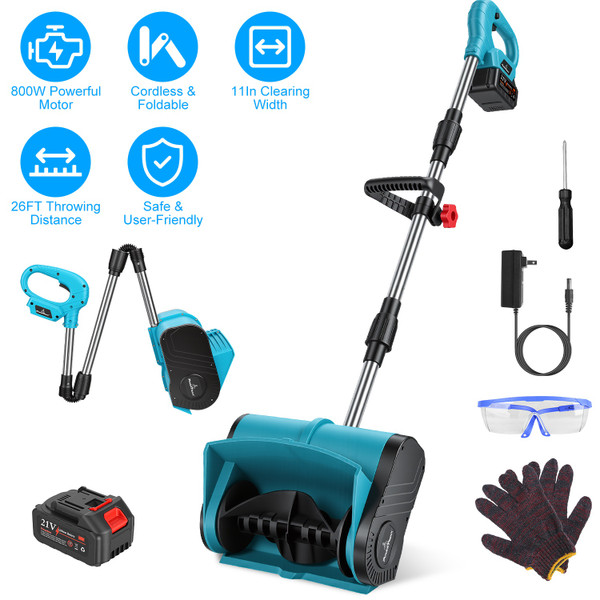 800W 21V Cordless Snow Shovel product image