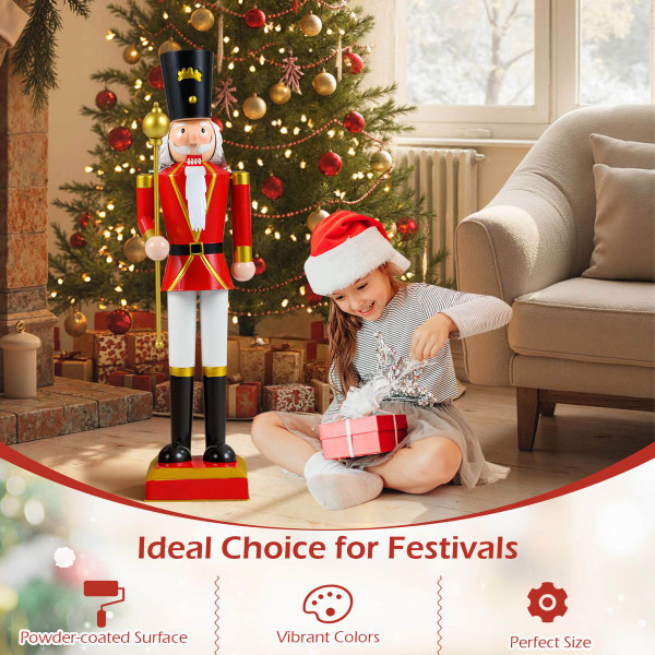 32.5” Christmas Nutcracker with Scepter product image