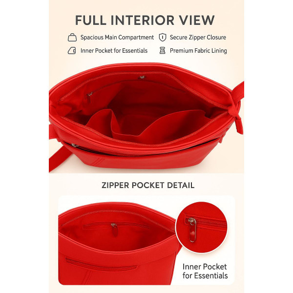 Women’s Luxury Genuine Leather Crossbody Bag product image