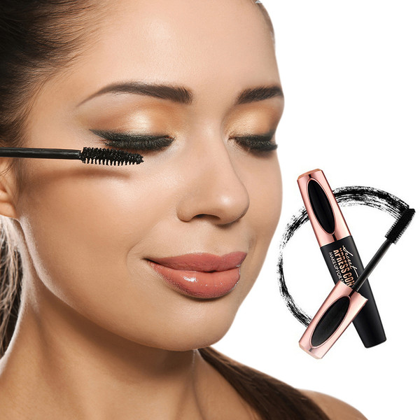 4D Silk Fiber Mascara for Longer Thicker Voluminous Eyelashes (3-Pack) product image