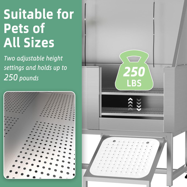 Stainless Steel Dog Washing Station product image