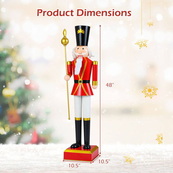 4’ Traditional Christmas Nutcracker  product image