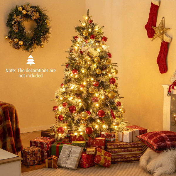 Artificial Christmas Tree with Warm White LED Lights (5, 6, or 7 FT) product image