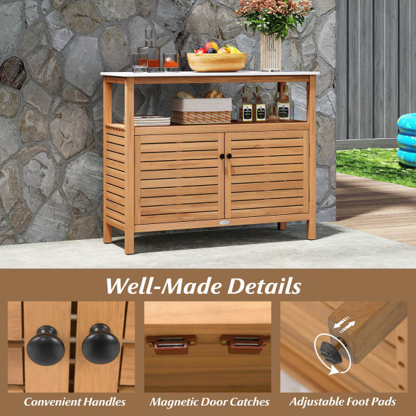 Wood Patio Storage Cabinet  product image