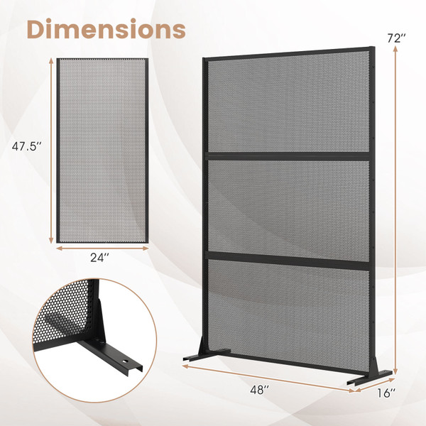 Metal Privacy Screen (1 or 2 Pack) product image