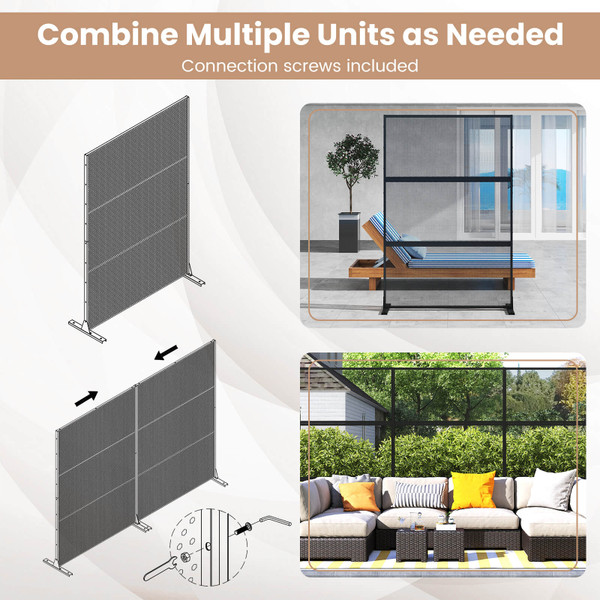 Metal Privacy Screen (1 or 2 Pack) product image